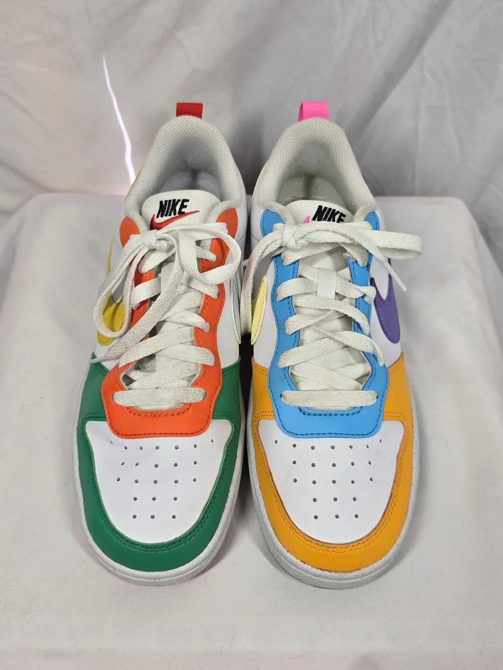 Nike Court Borough Low Recraft Multi-Color Sneakers Size 6Y
